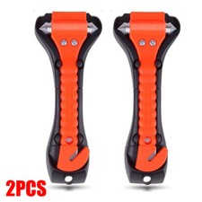 2PC Emergency Car Safety Escape Hammer SeatBelt Cutter Tool Window Glass Breaker