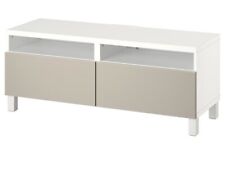 Ikea Besta tv until with drawers - white/ beige 