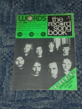 Words record song book - record,