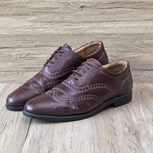 Shoes mens brown leather - db,
