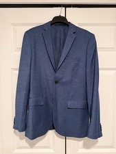 H&M Men's Blazer - Blue Size