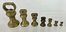 Vintage Set of 7 Brass Bell