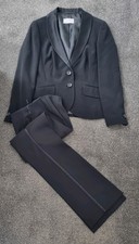 Ladies Black Tuxedo Suit Size