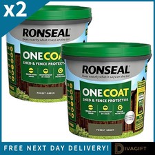 2 x RONSEAL FOREST GREEN ONE