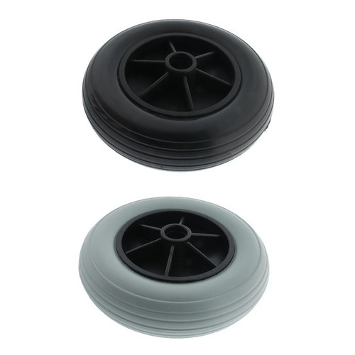 Small solid rubber - front, wheel