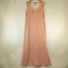 True Bride UK14 Ballet Pink Bridesmaid Dress Wedding Sleeveless Occasionwear