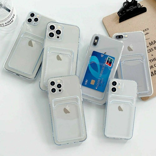Clear case with card slot - case,