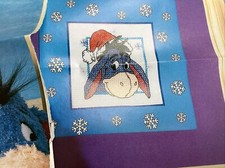 Mini Disney Loveable Christmas Eeyore design cross stitch chart only / D