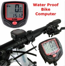 LCD Digital Waterproof Bike Bicycle Computer Cycle Speedometer Odometer Wired 