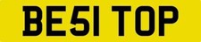 BE51 TOP BEST 51 NUMBER PLATE