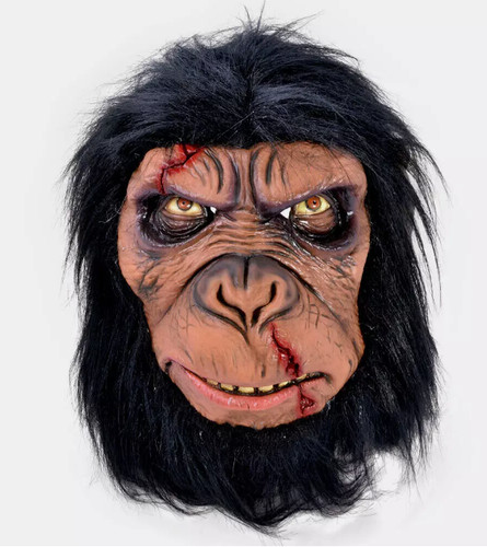 Adult monkey fancy dress latex - monkey,