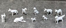 10x OO Gauge Dogs 1:76