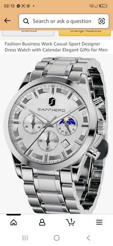 Sapphero men quartz - men's,