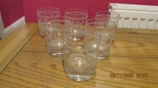 Six Portmeirion Botanic Garden Tumblers/Glasses (10fl oz./285ml) 9cm/3.5" High