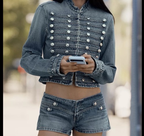 Fitted denim jacket - fitted,