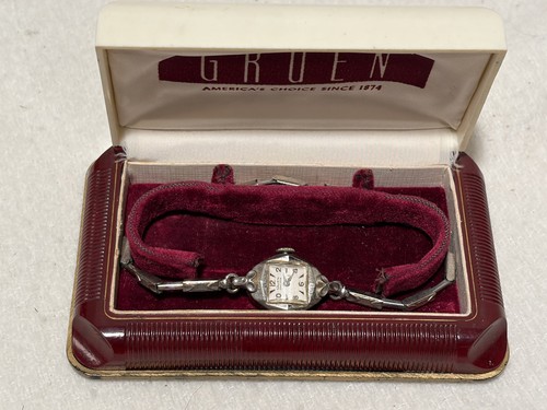 Vintage gruen ladies watch - ladies,