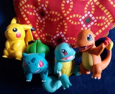 Four Nintendo Mini ( 4.5cm )Pokemon Figures by Tomy - See pictures - 2004. VGC