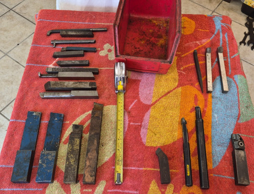 Joblot lathe tools used a - tools, -used