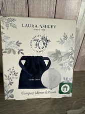 New ~ Laura Ashley 70 Years Compact Mirror with Pouch