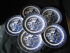 6 x Johnson Brothers Willow