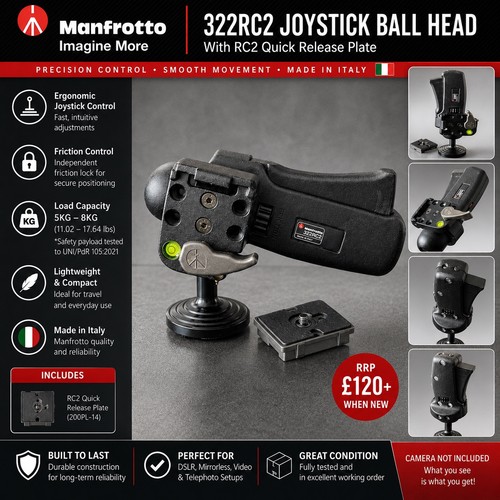 Manfrotto 322rc2 grip - 322rc2, action