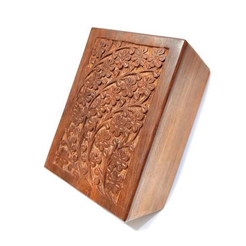 Wooden urn for ashes - wooden,