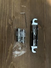 Hosco Lightning Bar Style Compensated Wraparound Bridge Tailpiece Chrome