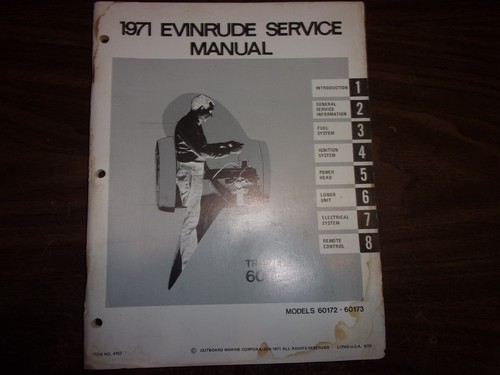 Origional 1971 evinrude - 60,