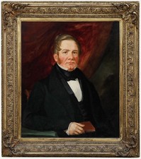 Fine Mid 19th Century Oil - Portrait of Mayor John Neve