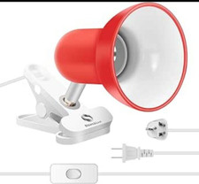 Clip on lamp,360 ° Rotating Clip Book Light Portable Reading lamp, Clip in The D