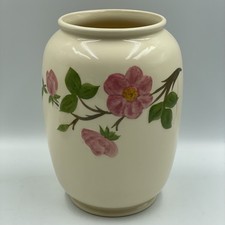 Vintage • Franciscan 'Desert Rose' Vase / Pot • 19cm • Floral Pattern  Rare
