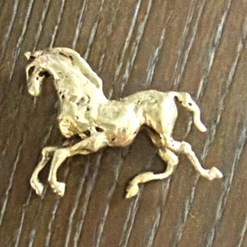 Sterling silver horse figural - silver,