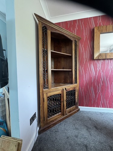 Corner display cabinet indian - corner,