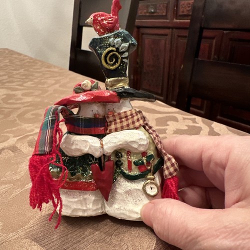 Kurt adler snow folk loving - kurt,