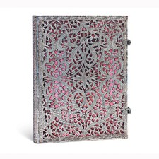 Paperblanks Silver Filigree Blush Pink Ultra Hardback Notebook Lined 240 pages