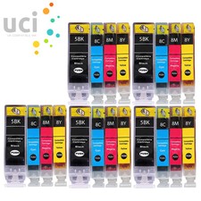 20 INK CARTRIDGES FOR CANON PIXMA iX4000 iX5000 MP500 MP510 MP520 PGI5 CLI8