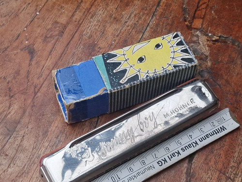 Old vintage harmonica sonnyboy - old,