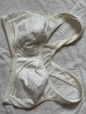 34A TU 100% Cotton Unpadded Unwired Racerback Sports Bra