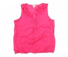 LOFT Womens Pink Cotton Blend