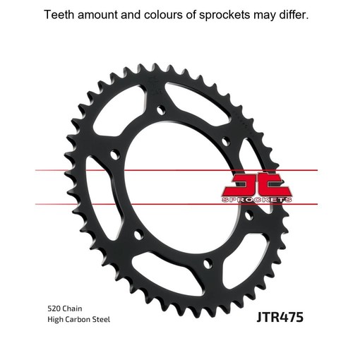 Steel rear sprocket teeth - steel,