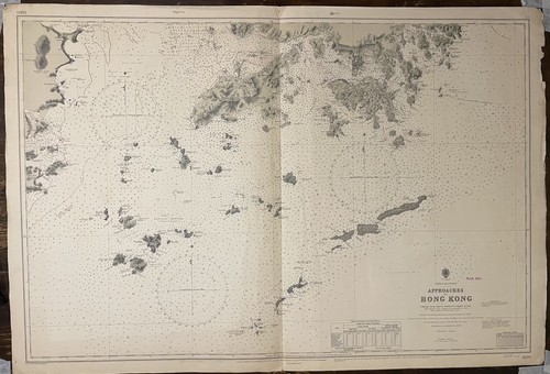 Admiralty chart map - chart, 1180