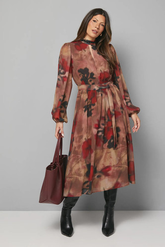Wallis black fit - fit, flare