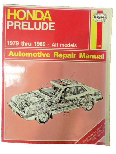 Honda prelude workshop manual - honda,