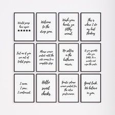 Funny bathroom wall - funny, prints