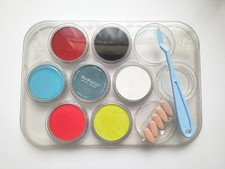 7 x PanPastels colours from the Donna Downey Set & Sofft knife & 5 new sponges