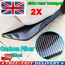 2pc Car Carbon Fiber Style