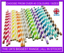 Paper drinking straws 270mm - paper,