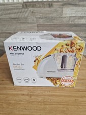 Kenwood Electric Mini Chopper With 2 Speeds Control of Chopping Rate White CH180
