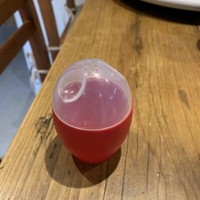 Red microwave egg poacher red Individual