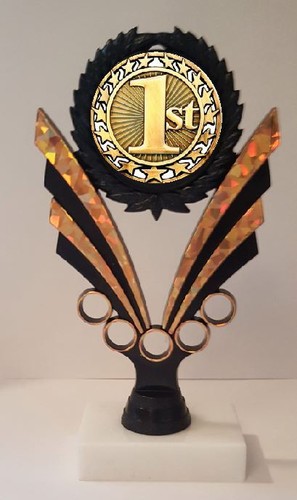 1st place first - place, trophy